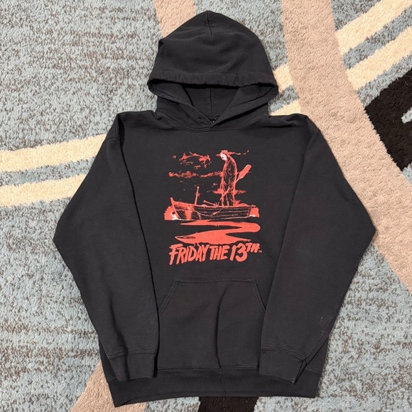 Friday The 13Th Other - Friday the 13th Jason Voorhees Horror Movie List Hoodie Black Mens Medium